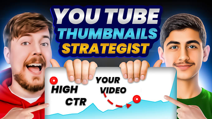 design custom gaming thumbnails for twitch and youtube