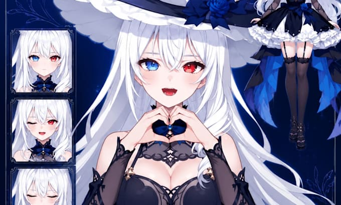 rig live2d vtuber model for vtube studio face tracking