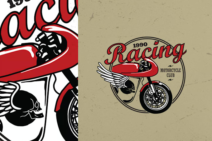 do custom antique logo design with vintage style