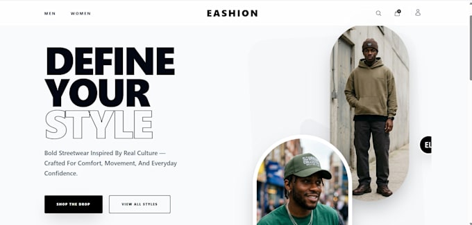 build your website with custom frontend and backend
