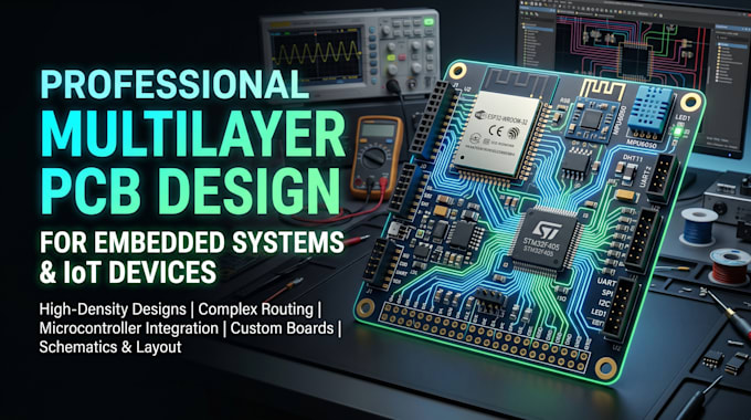 design multilayer pcb for embedded system and iot devices