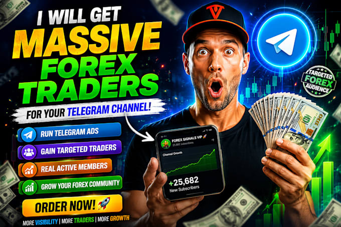 get masive forex trader run telegram ads get telegram subscriber forex promotion