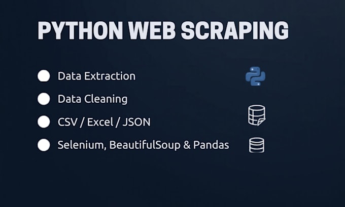 scrape websites and extract clean structured data using python