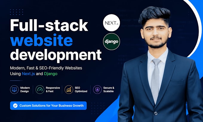 Build a modern website using next js and django by Saurabh_888 | Fiverr