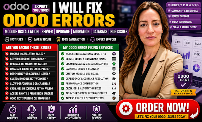 fix odoo module installation server errors upgrade migration database bug issues