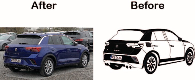 create custom car vector illustration from photo