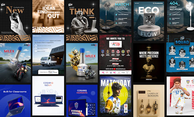 design creative instagram facebook post design