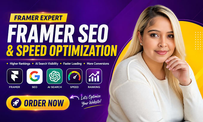 do framer SEO, GEO, aeo and speed optimization for better rankings