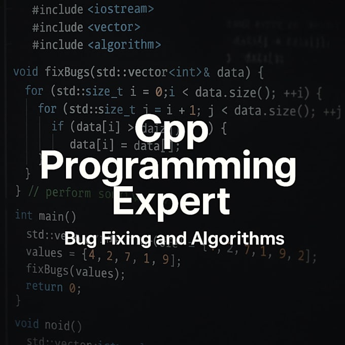write clean and optimized cpp code