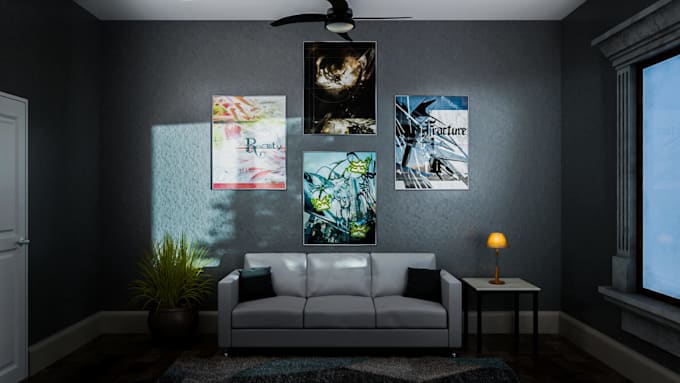 create y2k, metalheart poster designs