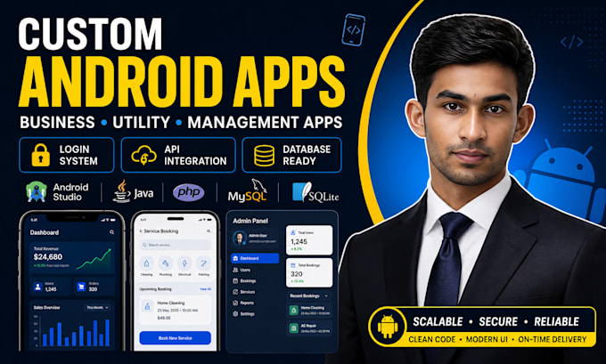 develop custom native android apps for your business