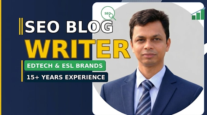 write SEO blog posts for edtech, esl, and education brands