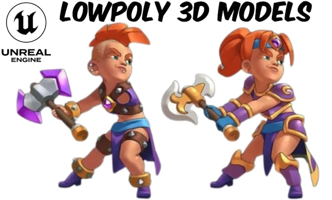 create 3d low poly character rig and animate retro  model ps2 ps1 n64 y2k style
