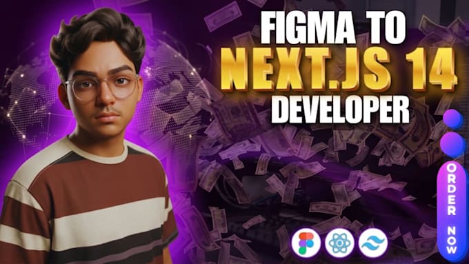 do web frotend,premium figma to nextjs and responsive design
