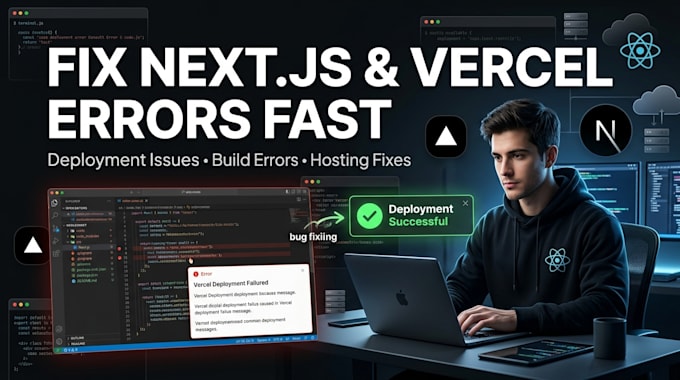 fix your nextjs build error, vercel deployment and hosting issues