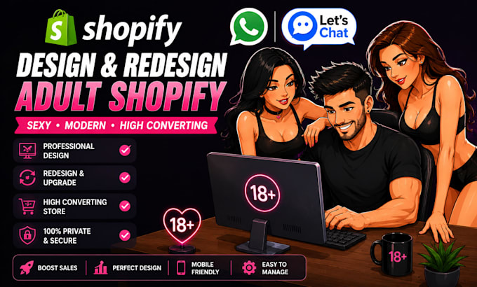setup high converting adult shopify store