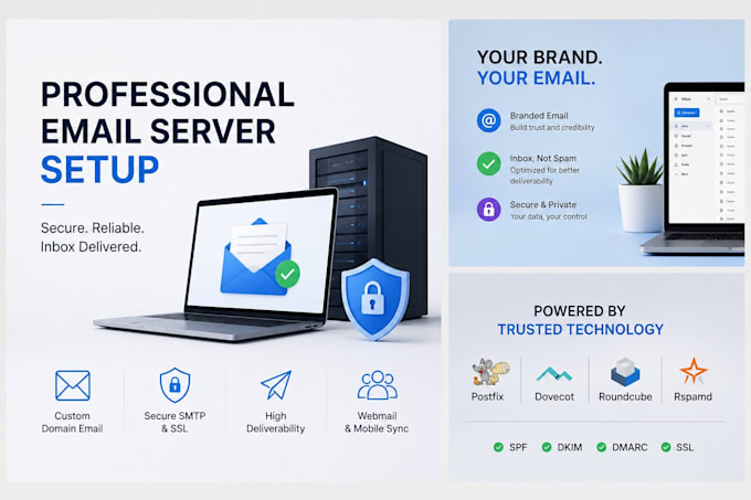 setup a professional business email server