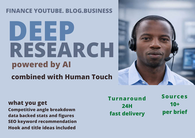 do ai powered finance and business video scripts and briefs