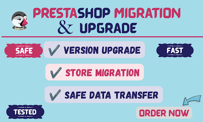 prestashop upgrade, migration, update, clone, backup and bug fixing