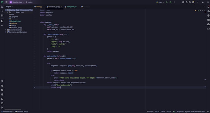 write a custom python script for automation