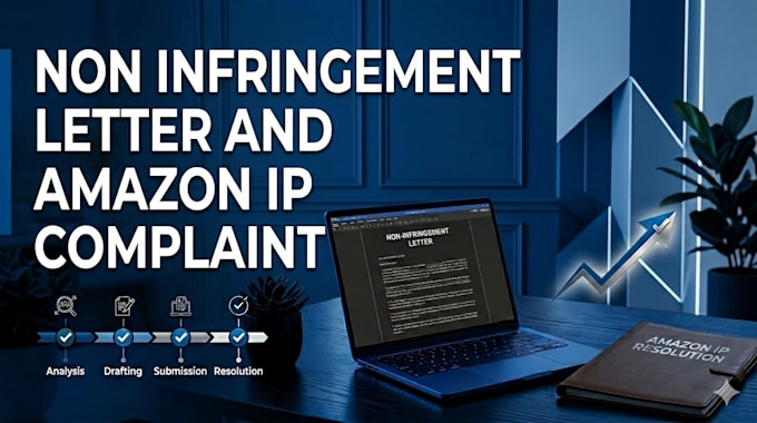 draft non infringement letter and solve amazon IP complaint