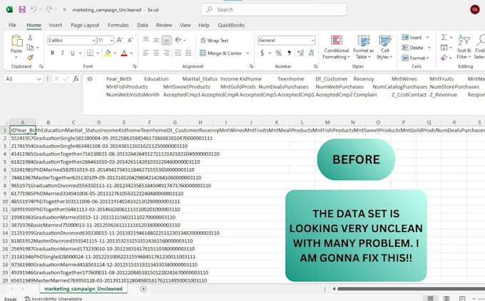 excel data cleaning at your service