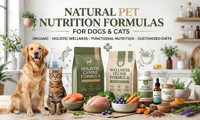 create natural pet nutrition formulas for dogs and cats
