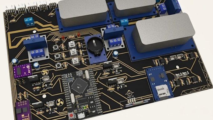 design pcb schematics, custom pcb layouts, optimize and deliver gerber files
