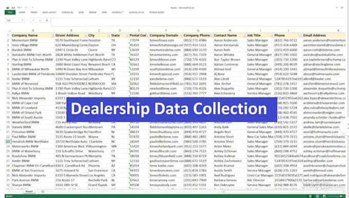 do data entry in ms excel