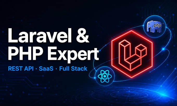 build laravel PHP rest API and saas web application