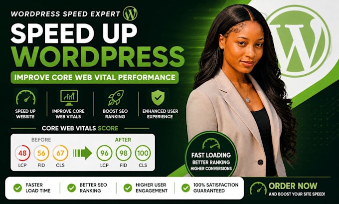 speed up wordpress website and improve core web vital performances