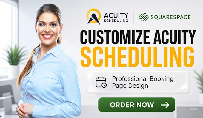 setup and write acuity scheduling custom CSS to customize booking page
