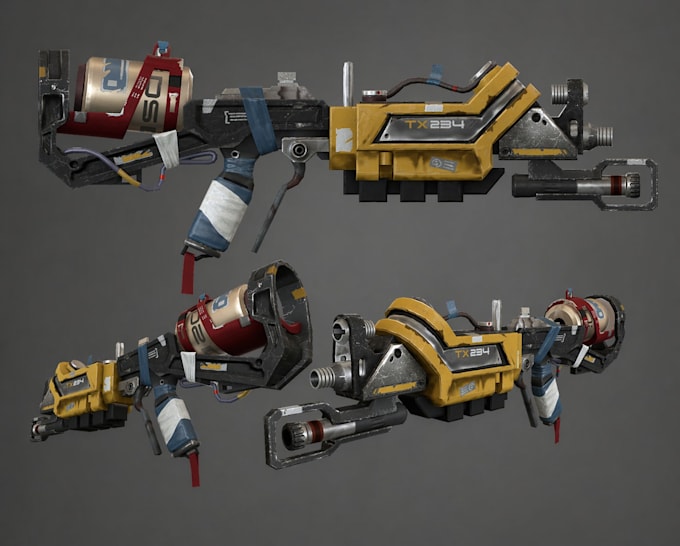 create stylized 3d characters and props