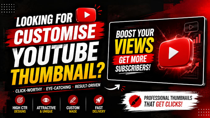 design eye catching youtube thumbnails for high CTR
