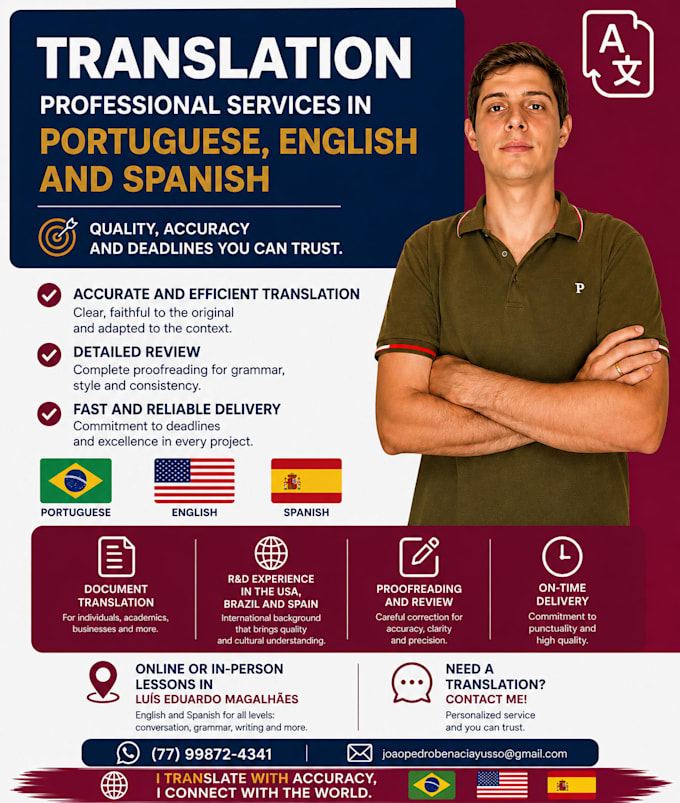 translate documents and text for you