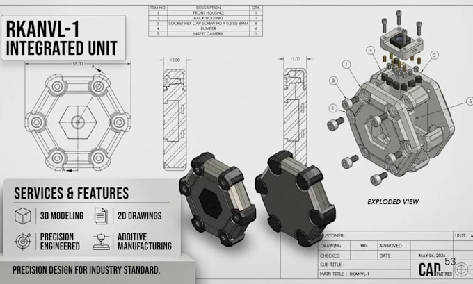 do cad design, 3d product design, 3d cad modelling, solidsworks and 3d design