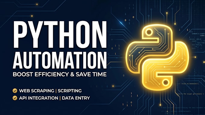 build python automation scripts and web scrapers for you