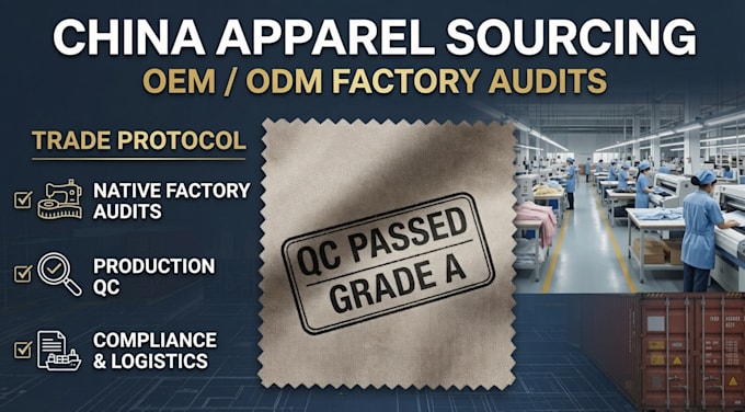 be your china apparel sourcing agent