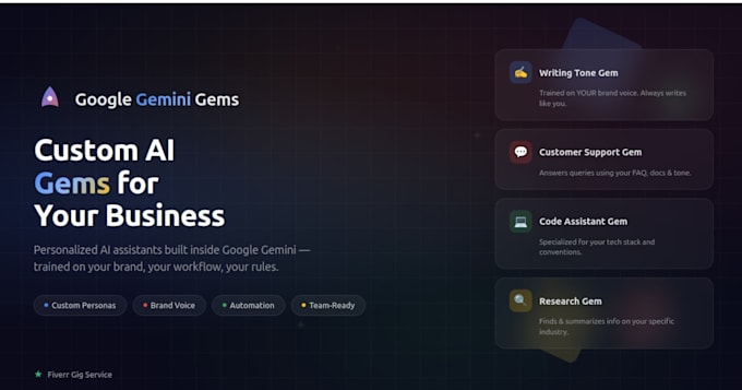 make you custom ai gems inside google gemini