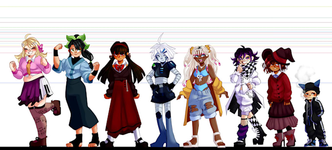draw you a reference character sheet