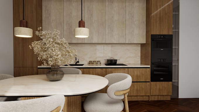 create modern interior designs for small apartments 2d 3d