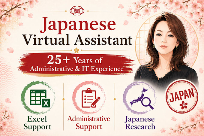 be a virtual assistant for business support in japan