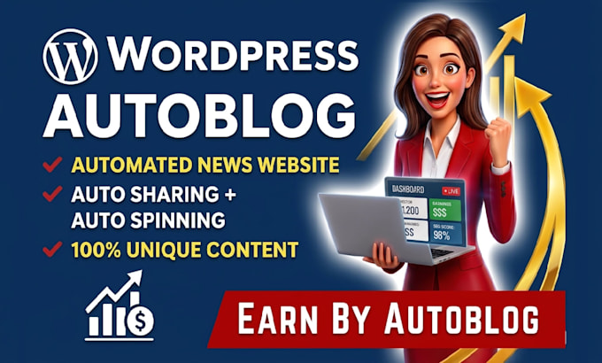 setup professional wordpress autoblog autopilot news website