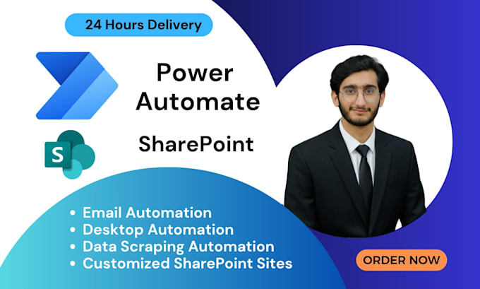 build custom power automate flows and sharepoint sites