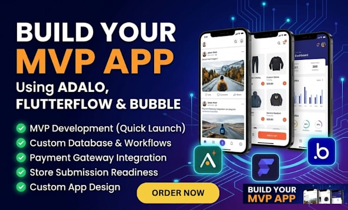build no code app with adalo flutterflow bubble, mobile web app