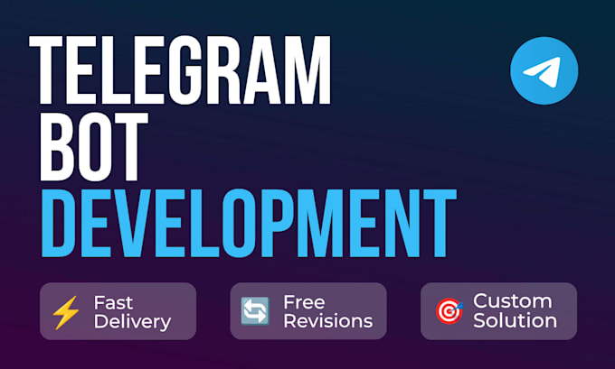 develop a custom telegram bot for your business