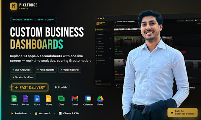 automate google sheets using app script and make dashboard