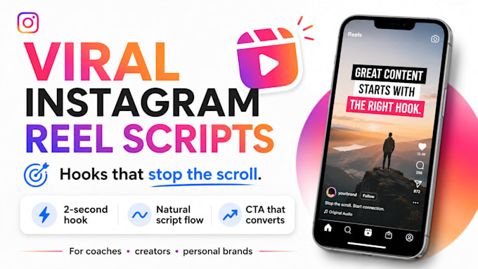 write viral instagram reel scripts that stop the scroll