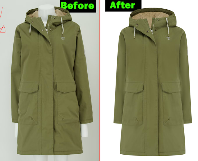 do expert ghost mannequin and neck joint retouching