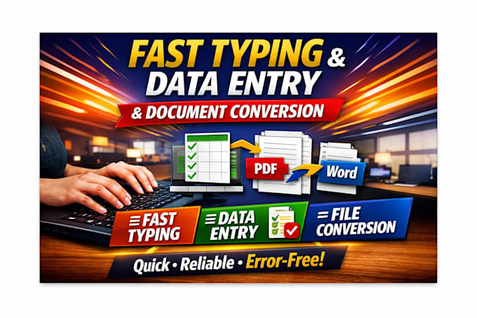 be your speedy typist and VA for clean, polished documents